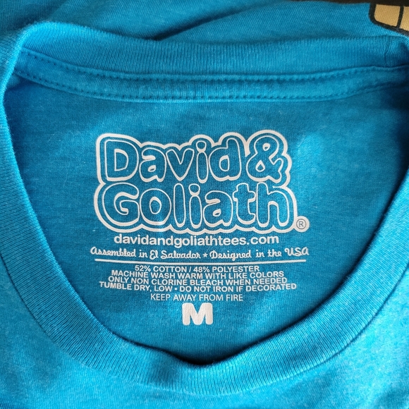 David & Goliath Spork Father Tee Shirt Medium - Picture 4 of 4